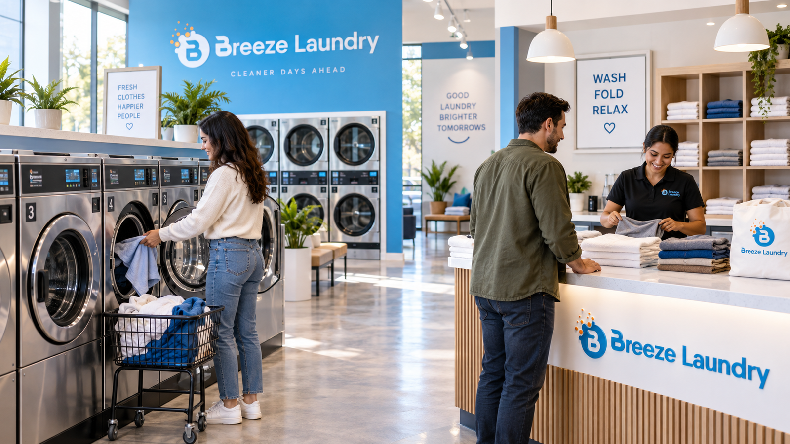 6db53549-3e6a-41be-8db1-1ee04ee7ad85 - Breeze Laundry Richmond image showing comparison between self service vs wash and fold.